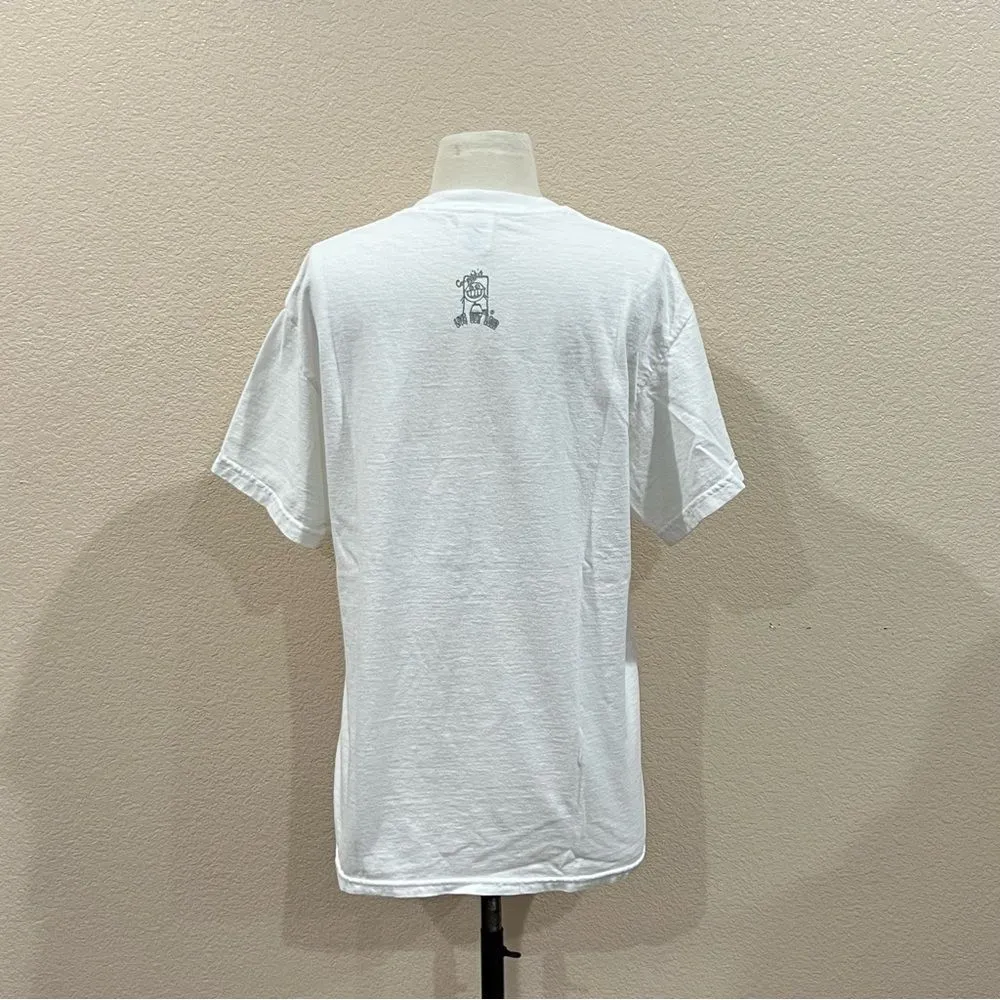 Co-Edikit White Camping Let It Glow Graphic Shirt Medium - Image 5