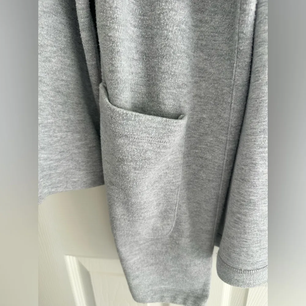 Boom Boom Jeans Gray Sweater Trench - Image 3