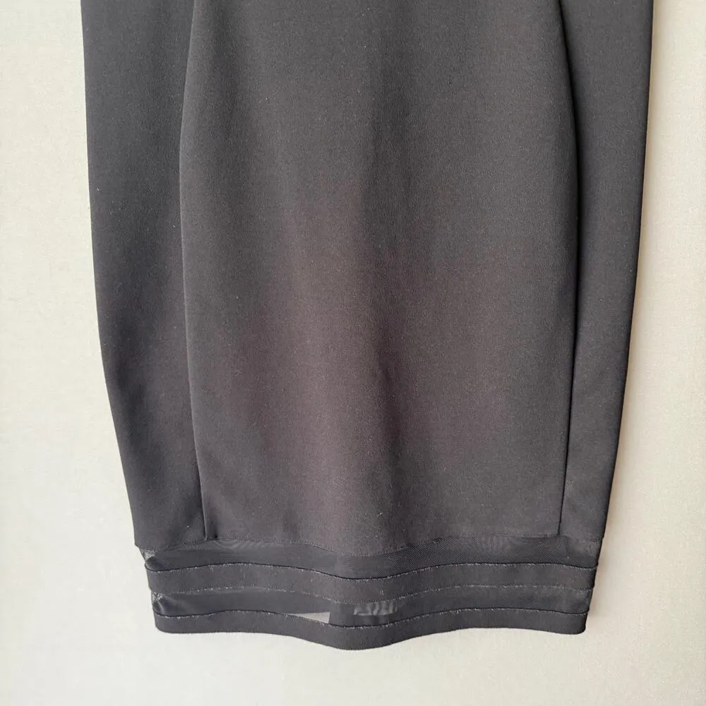 Calvin Klein sz 8 black work career sheath‎ midi dress - Image 3