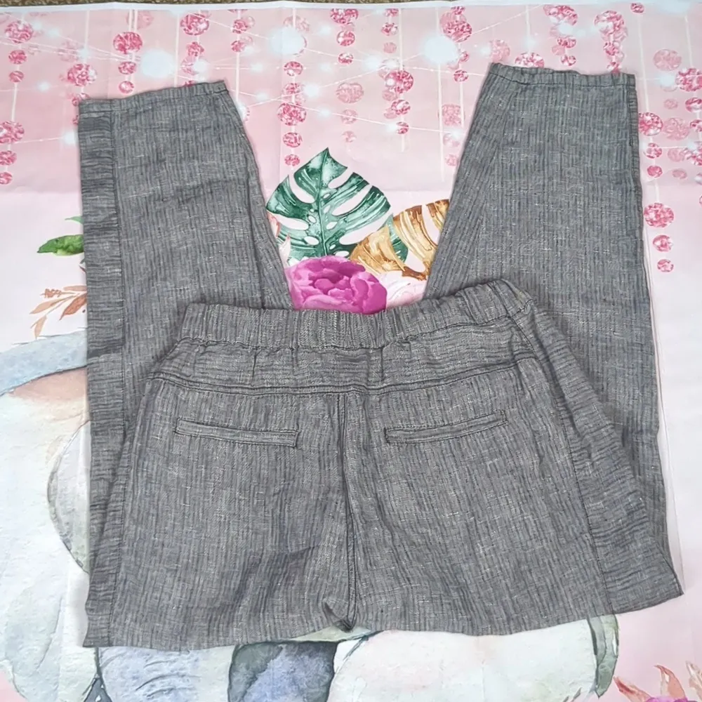HEI hei x Anthropologie gray linen pants size XS - Image 4