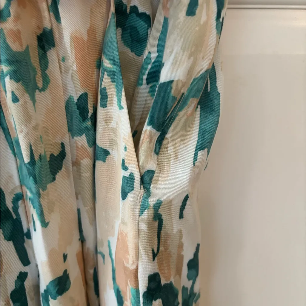 Anthropologie MAEVE black and white white polka dot cropped wide leg pants.‎ - Image 11