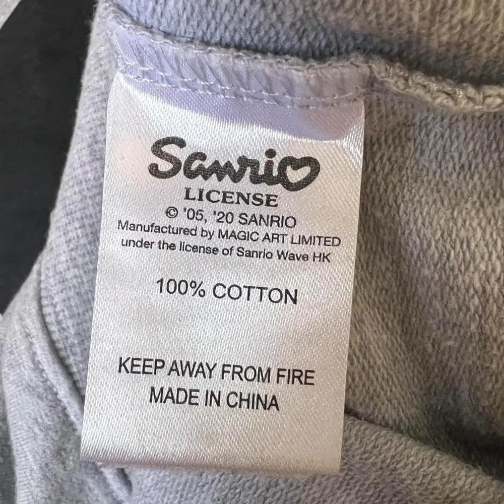 Sanrio 2020 Kuromi light grey sweatshirt - Image 4
