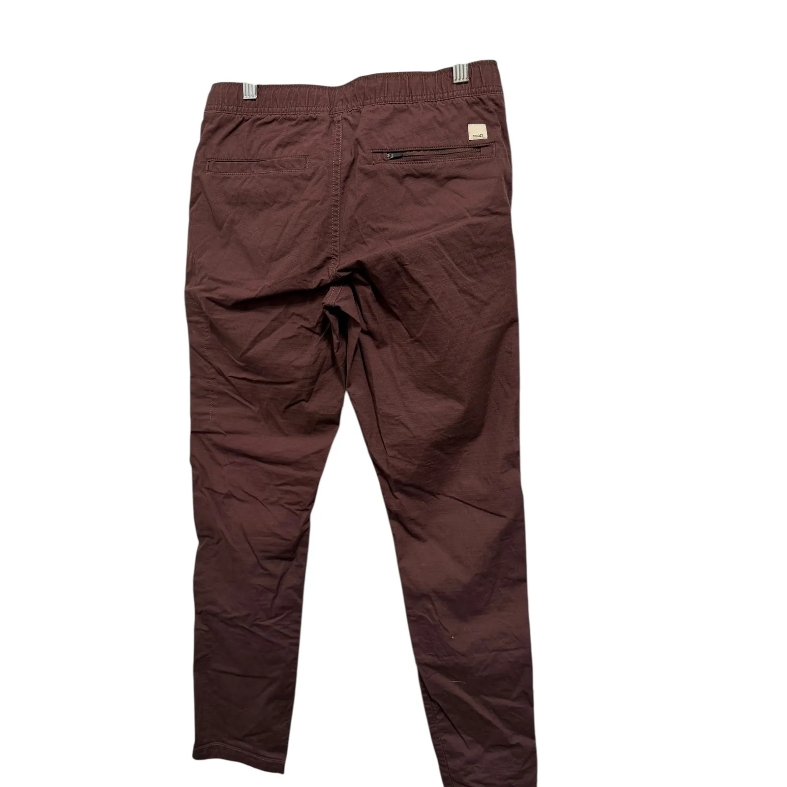Vuori Performance Jogger Pants Women Size XS Brown Organic Cotton Blend Cargo - Image 7