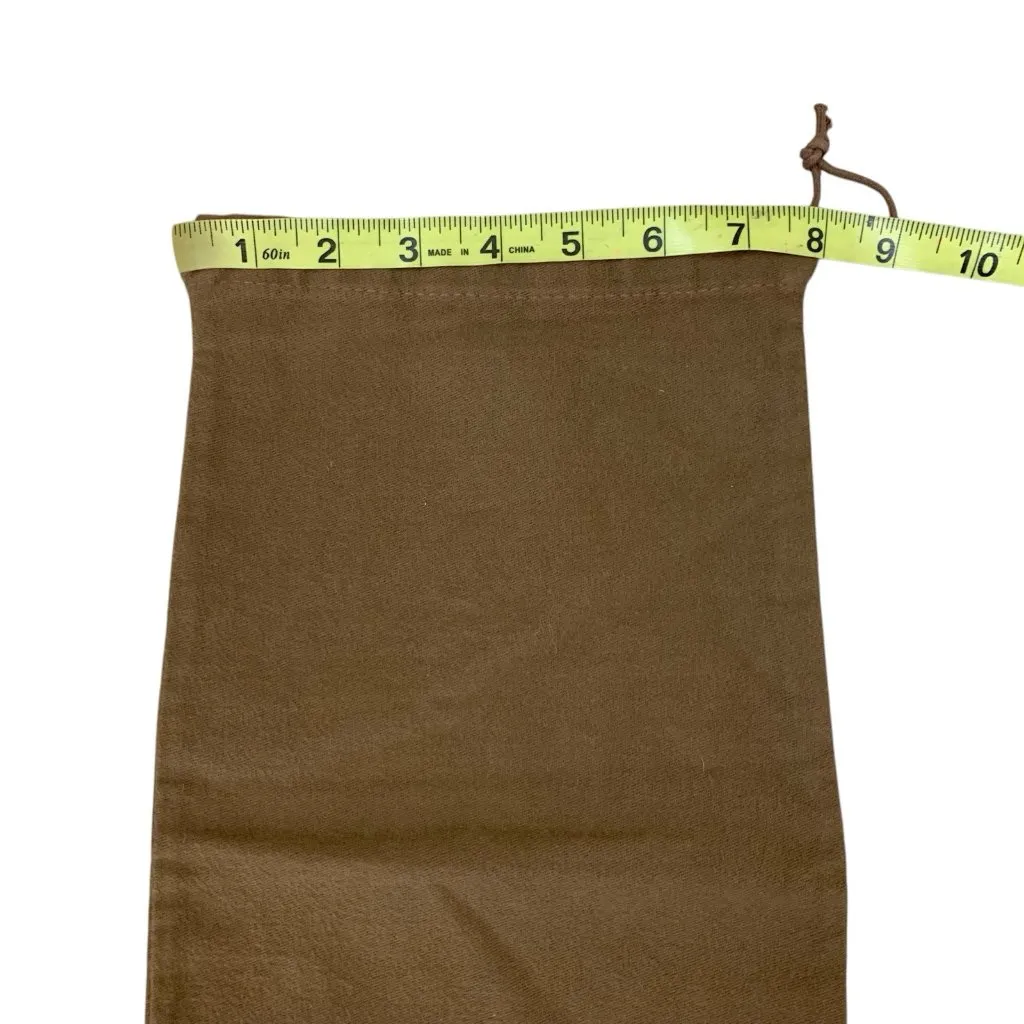 Gucci Brown‎ Canvas Drawstring Dust Bag Travel Storage Pouch 17x7 Inches Luxury - Image 4