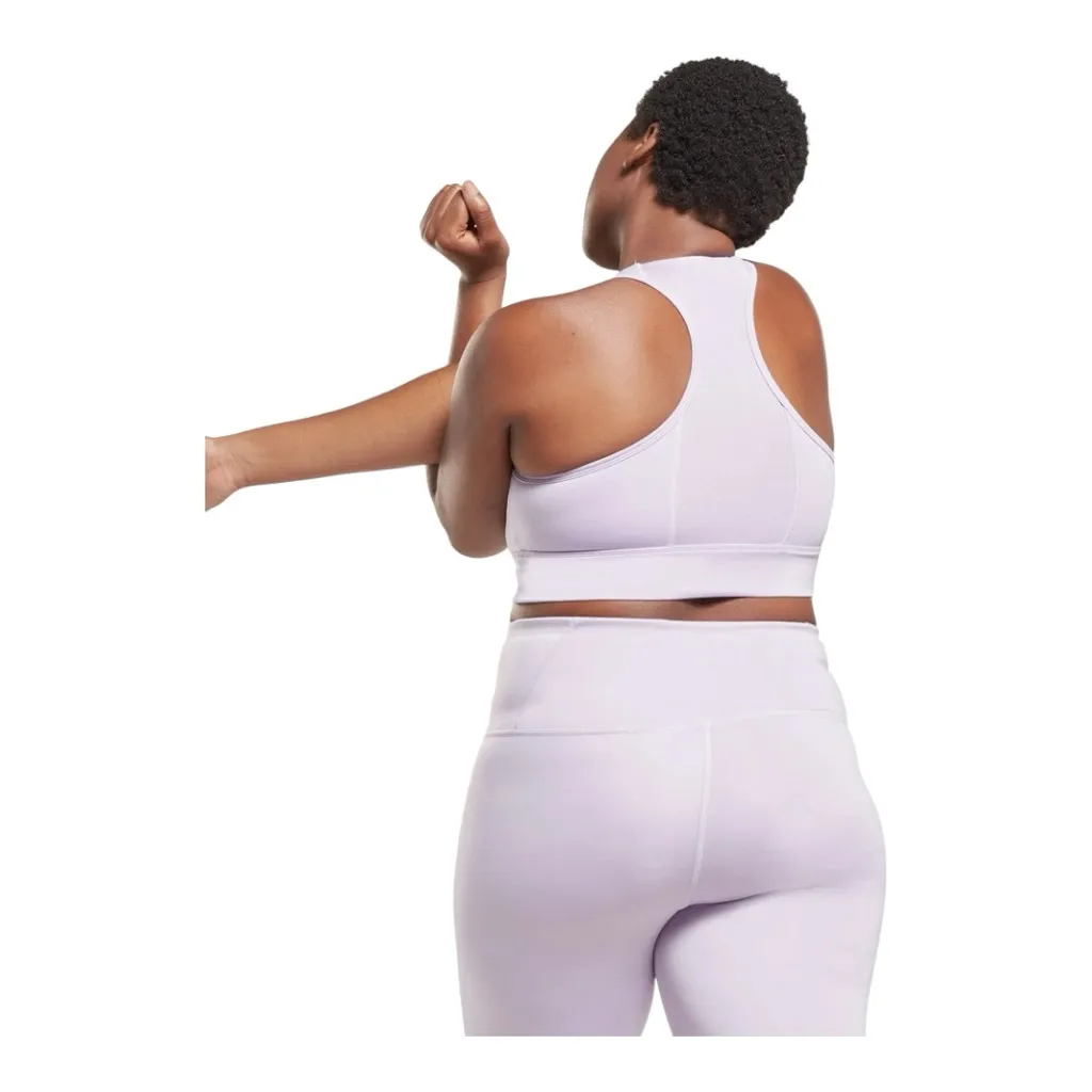 New Reebok Running Women’s Essentials High-Impact Sports Bra Purple 2X - Image 3