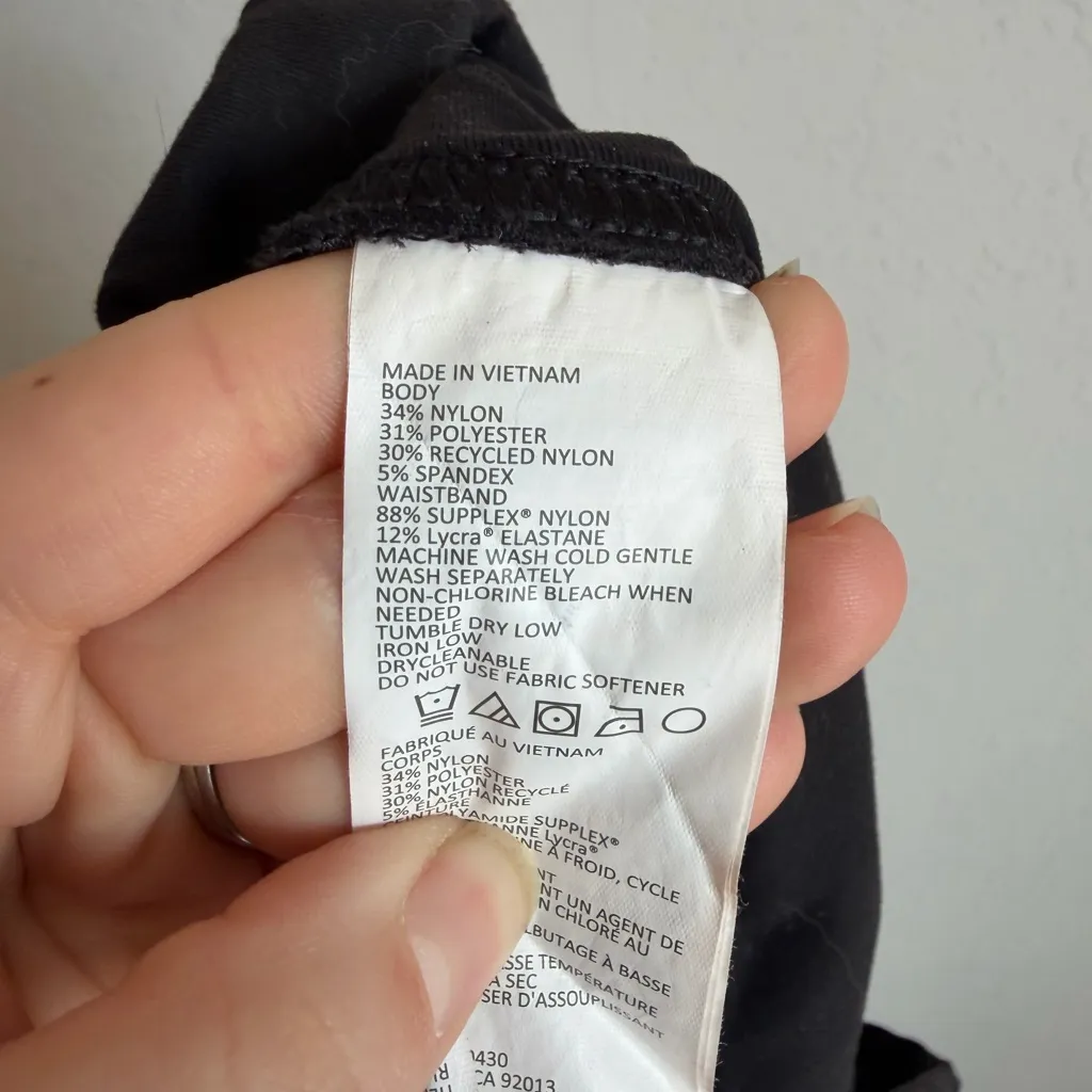 Prana Summit Heather Charcoal Gray Swish Slim Straight Leg Pant Womens S Outdoor - Image 7