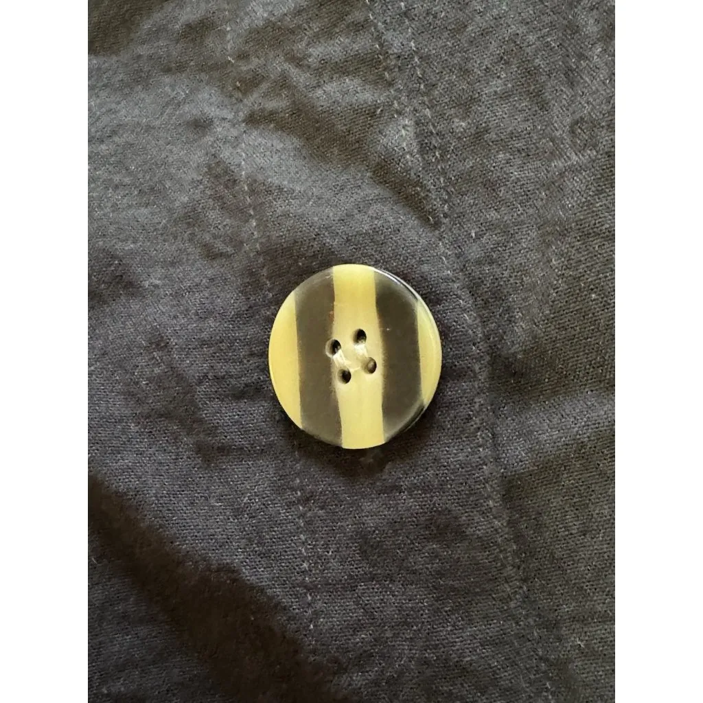 John Mark Button Down Short Sleeve Womens Shirt Size Small Black City Classic - Image 5