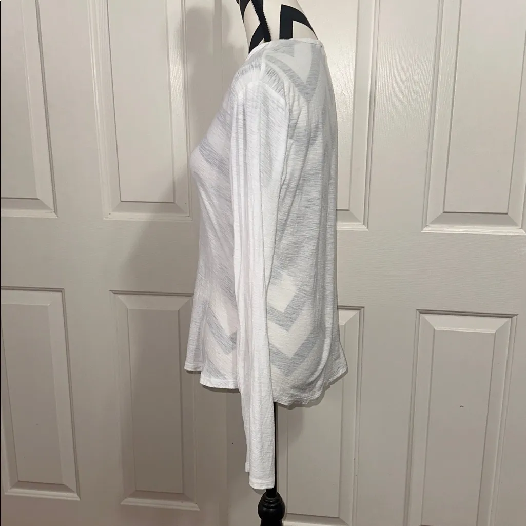 James Perse  White Long Sleeve Tee - Image 2