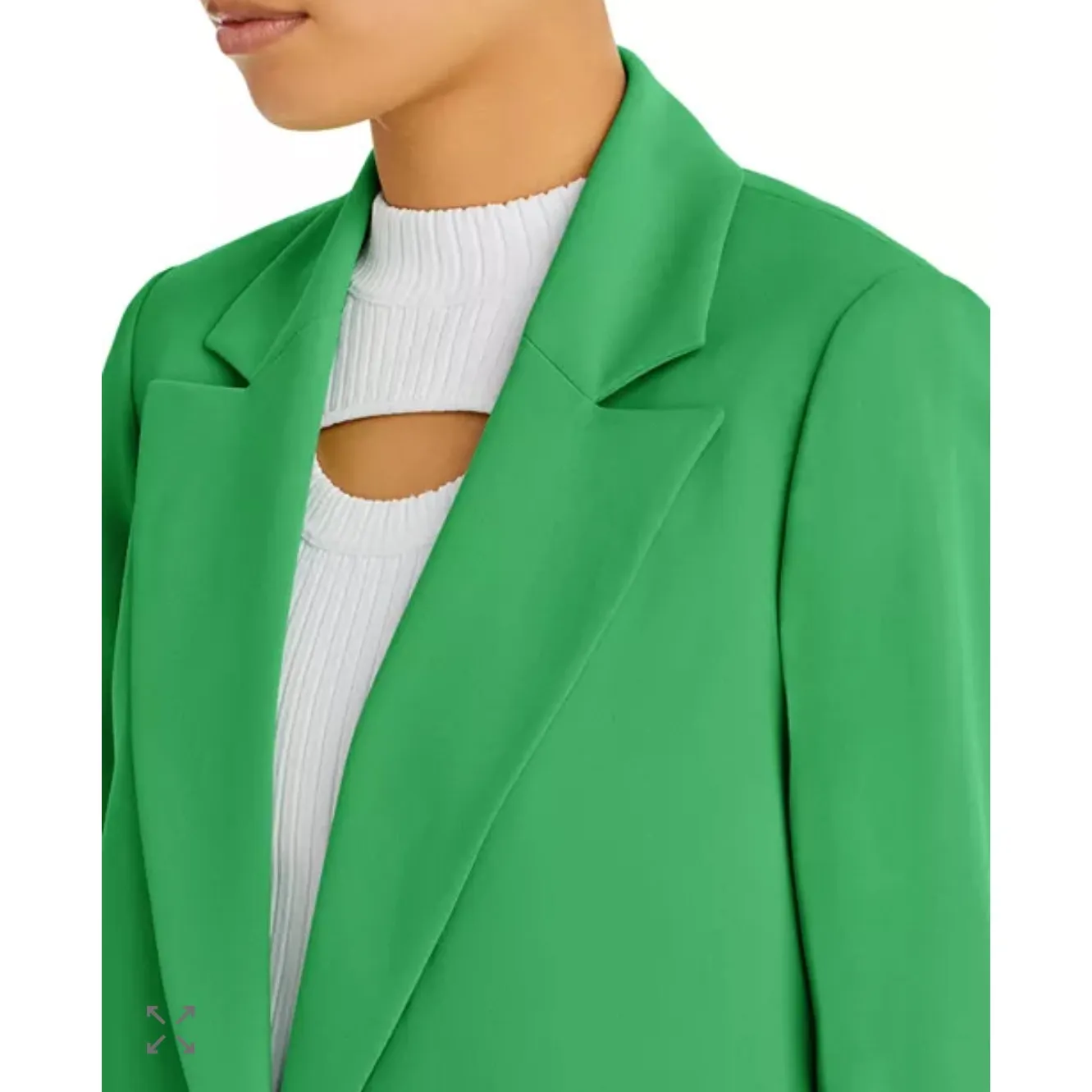 Alice + Olivia Denny Green Boyfriend Blazer Tailored Jacket Size 2 - Image 10