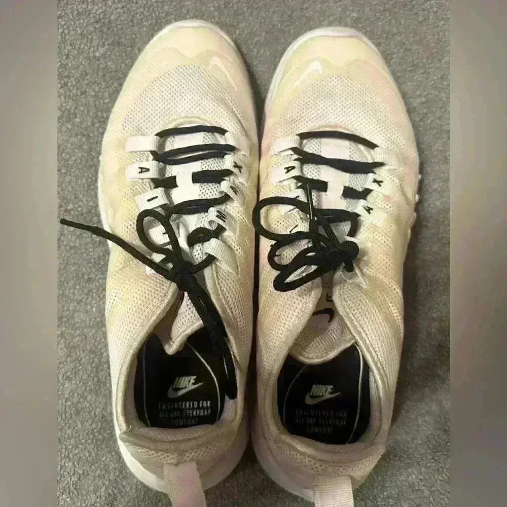 Nike Air Max Axis Sneakers white  Black Lace Up Comfort Mesh Running Shoes - Image 5