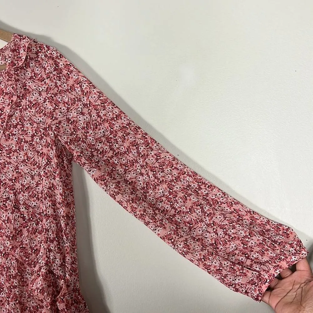 Maeve by Anthropologie Pink Sirena Ruffled Tunic Dress - Image 6