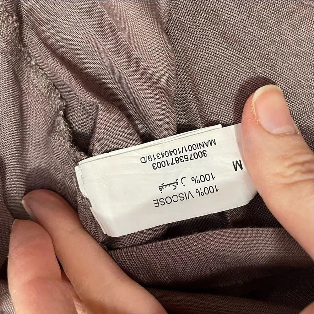 Bombay Paisley Brown Floral Embroidered Cropped Short Sleeve Blouse Women M Boho Size M - Image 5