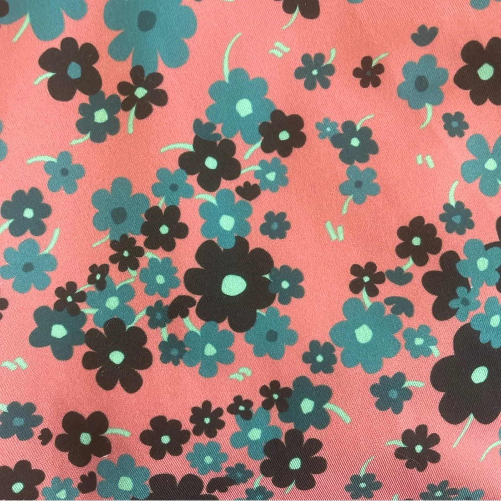 Clover‎ Canyon Poppy Blossoms Floral Matte Jersey Round Neck Dress Size Small - Image 6