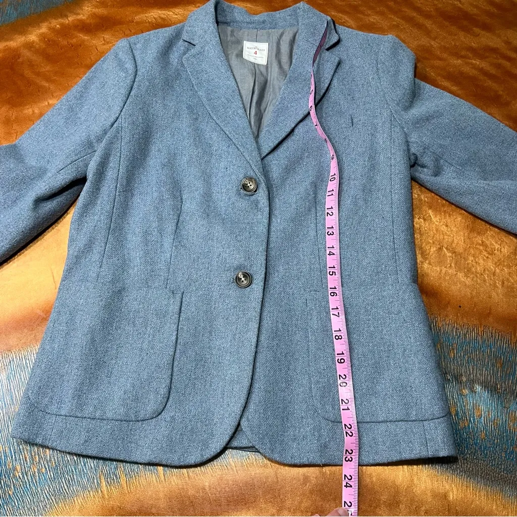 GAP Academy 2 button blazer Light Blue gray size 4 - Image 9