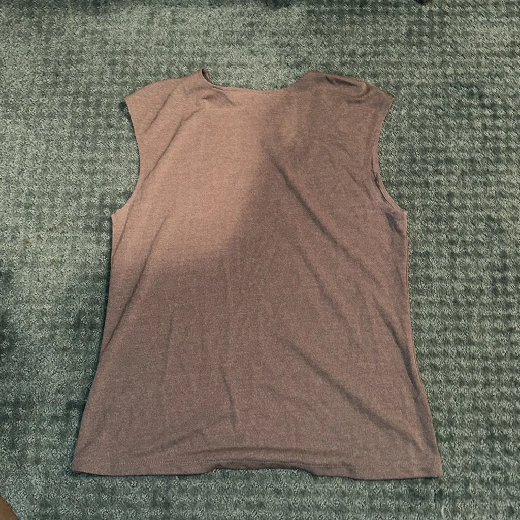 Josephine Chaus medium gray scoop neck tank - Image 6