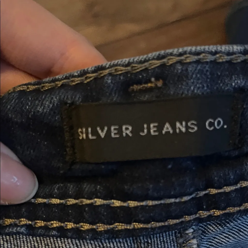 Silver Jeans Dark Blue Skinny Jeans - Image 2