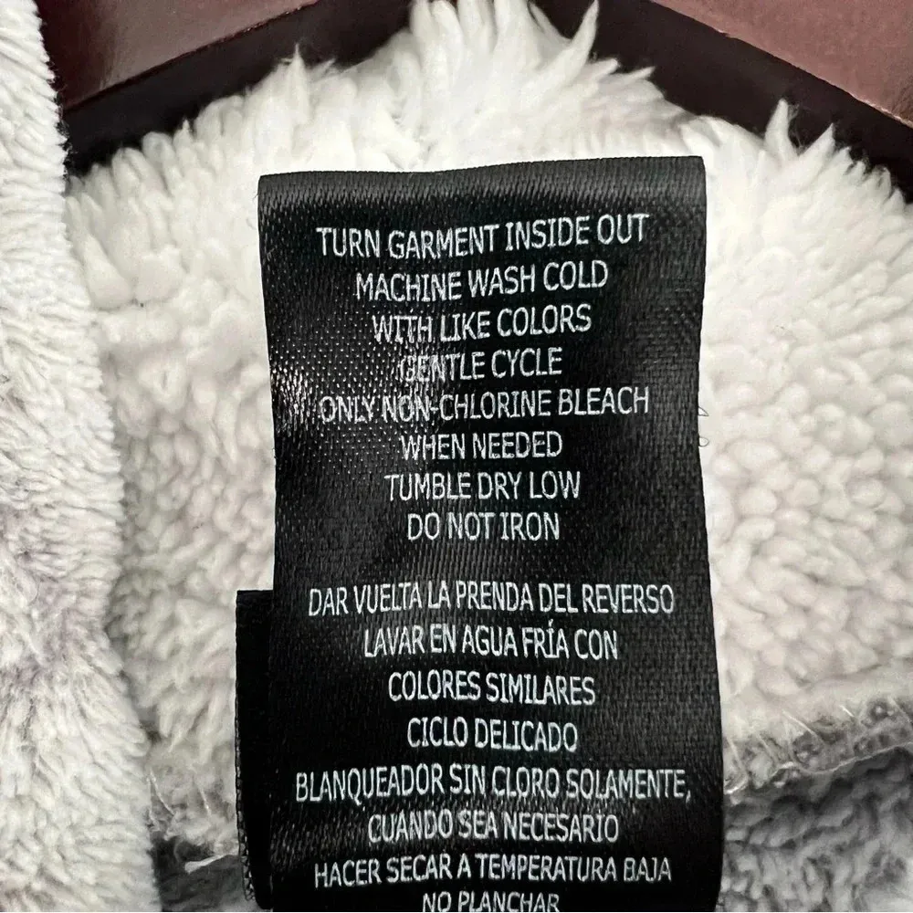 Disney Mickey Mouse Fleece Lounge Fleece Hoodie Dress Lounge Blanket Grey Size M - Image 10