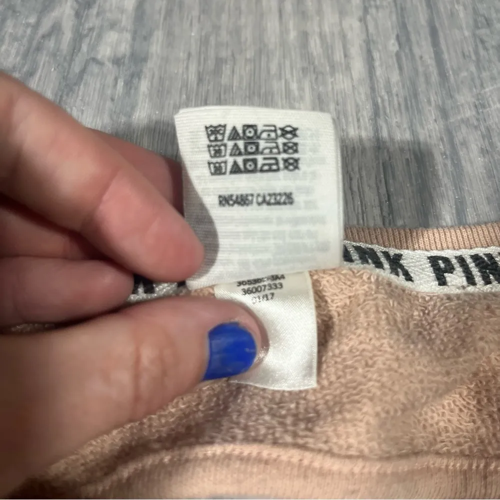 PINK Victoria’s Secret Women's Tan Long Sleeve Top “Wake me when it’s Summer” - Image 7