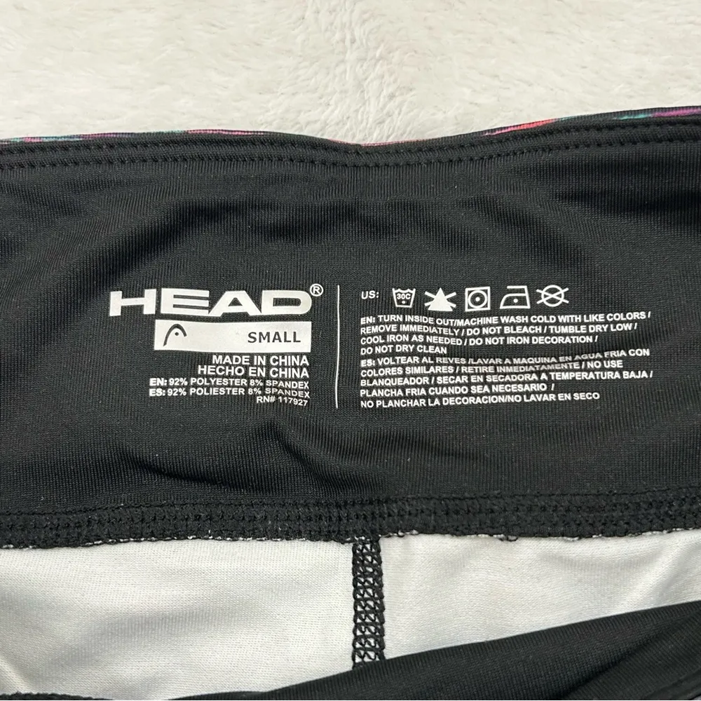 HEAD Neko Spacedye Multicolor Activewear Athletic Biker Running Shorts Womens S - Image 3