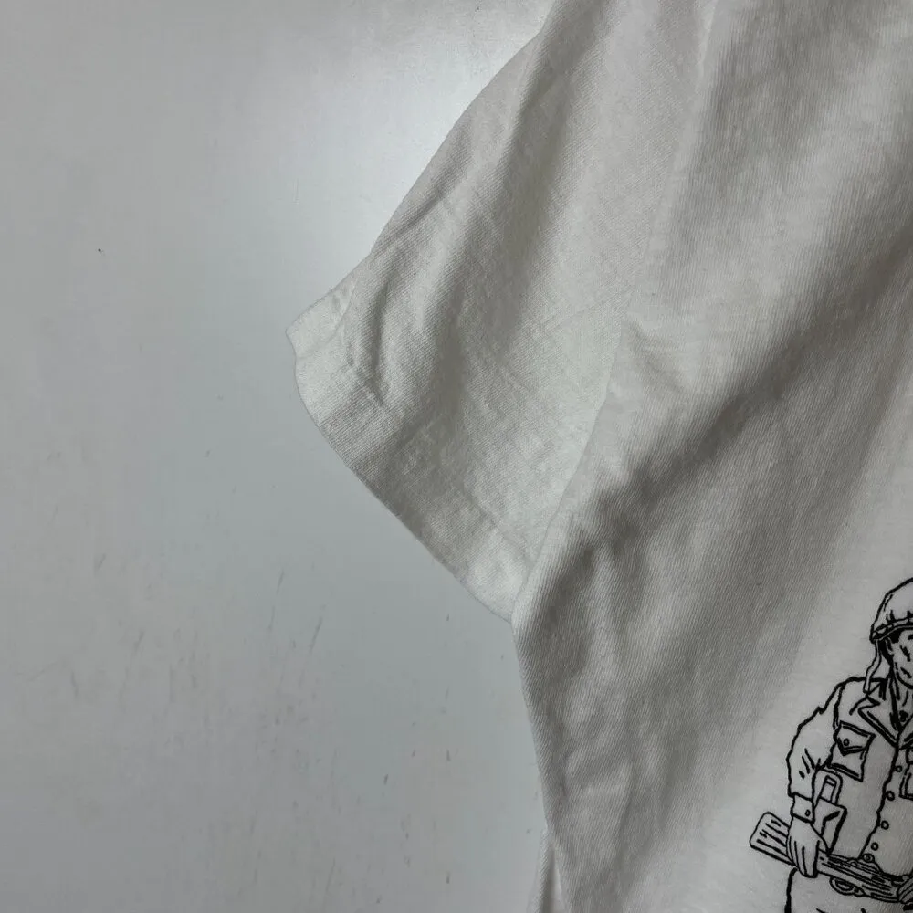 1996 American Veterans T Shirt Vintage 90s Large L White Graphic Tee - Image 11