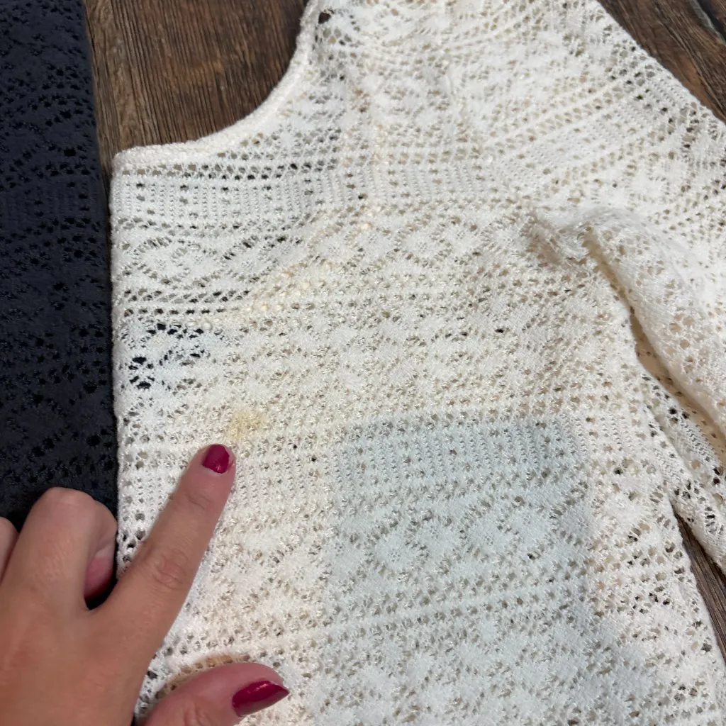 American Eagle crochet cropped long sleeve tops - Bundle of 2 - Image 2