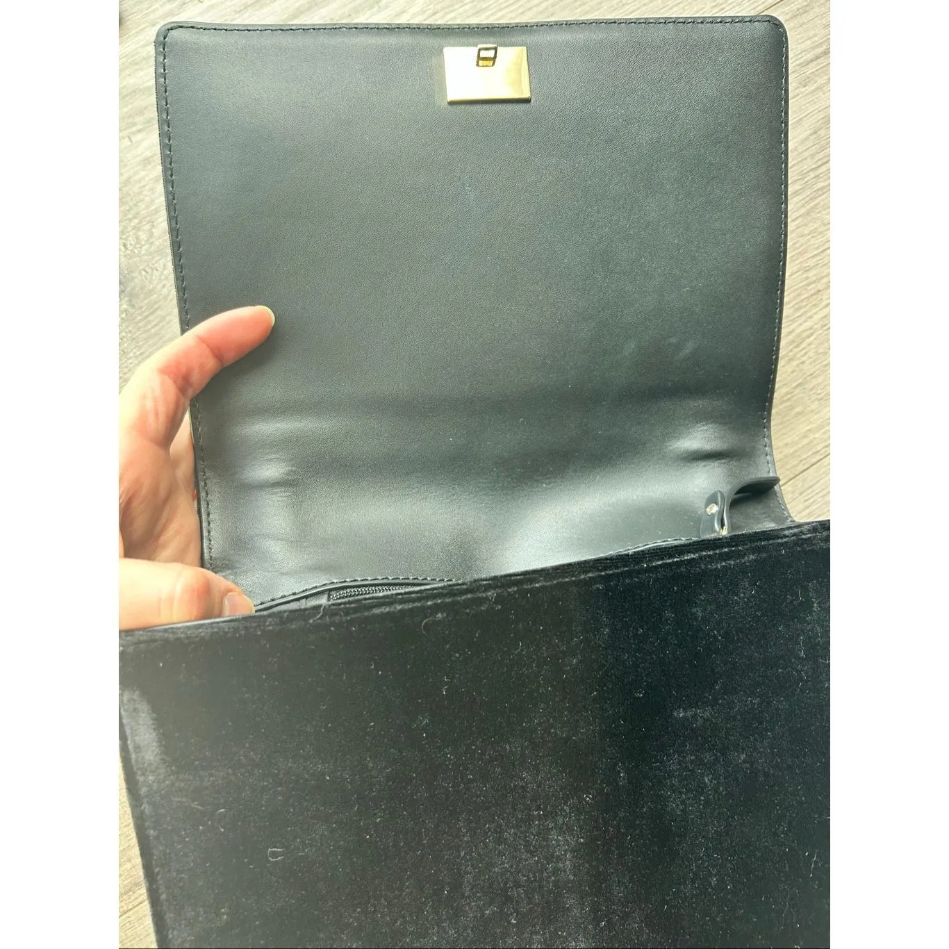 Kate Spade Watson Lane Marci Black velvet like material - Image 8