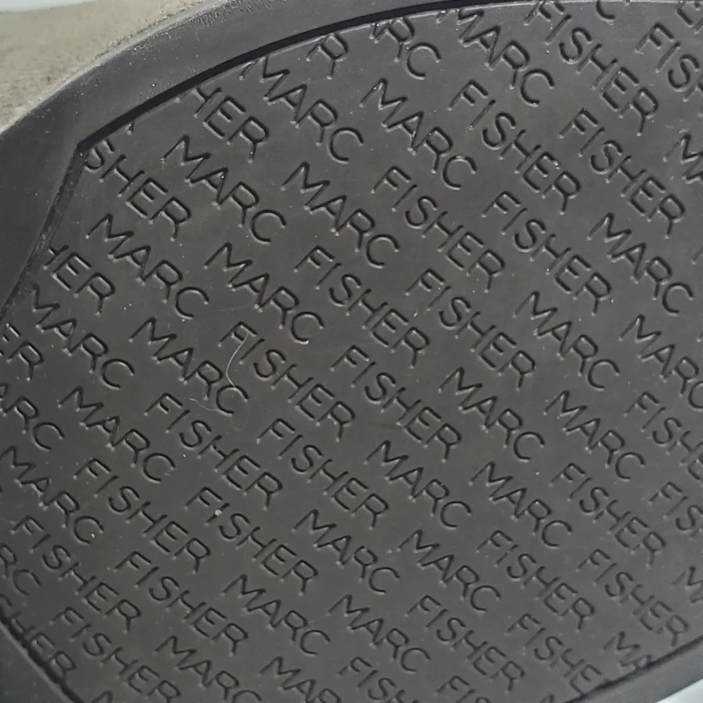 Marc Fisher Over the Knee Boots Suede Taupe Size 8M - Image 14