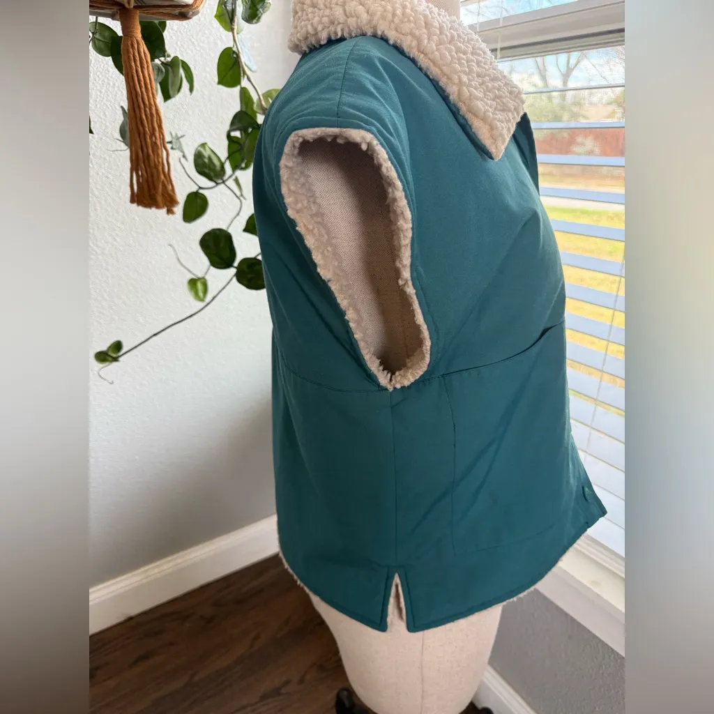 Vintage 80's Howard Wolf Dallas Lined Teal Button - Image 5