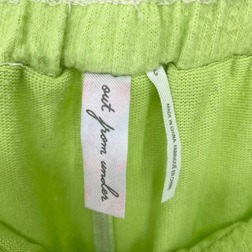 Out From Under Urban Outfitters Green Ballon Cinched Fuzzy Lounge Pants - Image 5