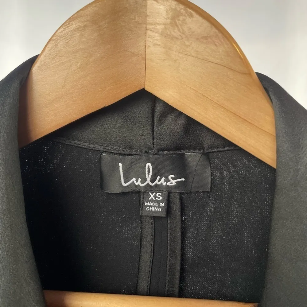 Lulus Style Savvy Wrap Blazer Dress in Black Size Extra‎ Small - Image 6