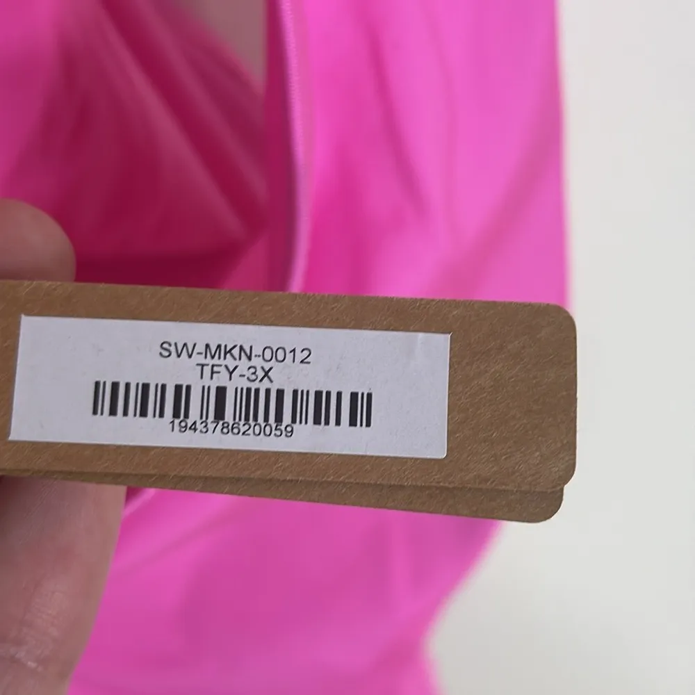 SKIMS SIGNATURE SWIM CUT OUT MONOKINI in Taffy size 3X vacation swimsuit cute - Image 9