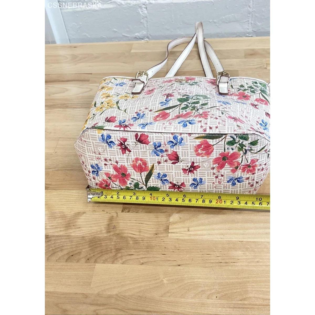 Anne Klein Multicolor/Floral Print Women's Medium Tote Handbag - Image 5