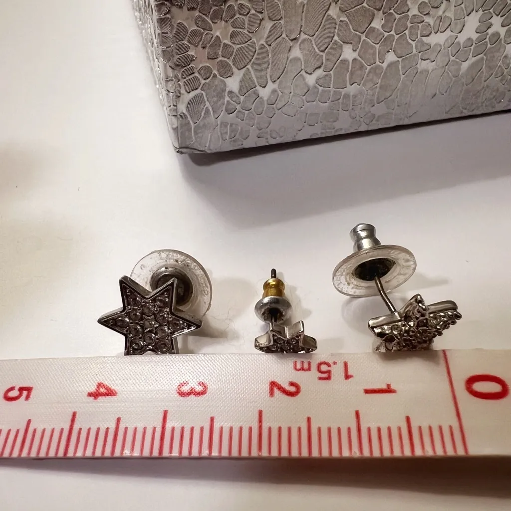 Swarovski Six Pointed Star Stud Earrings - Image 5