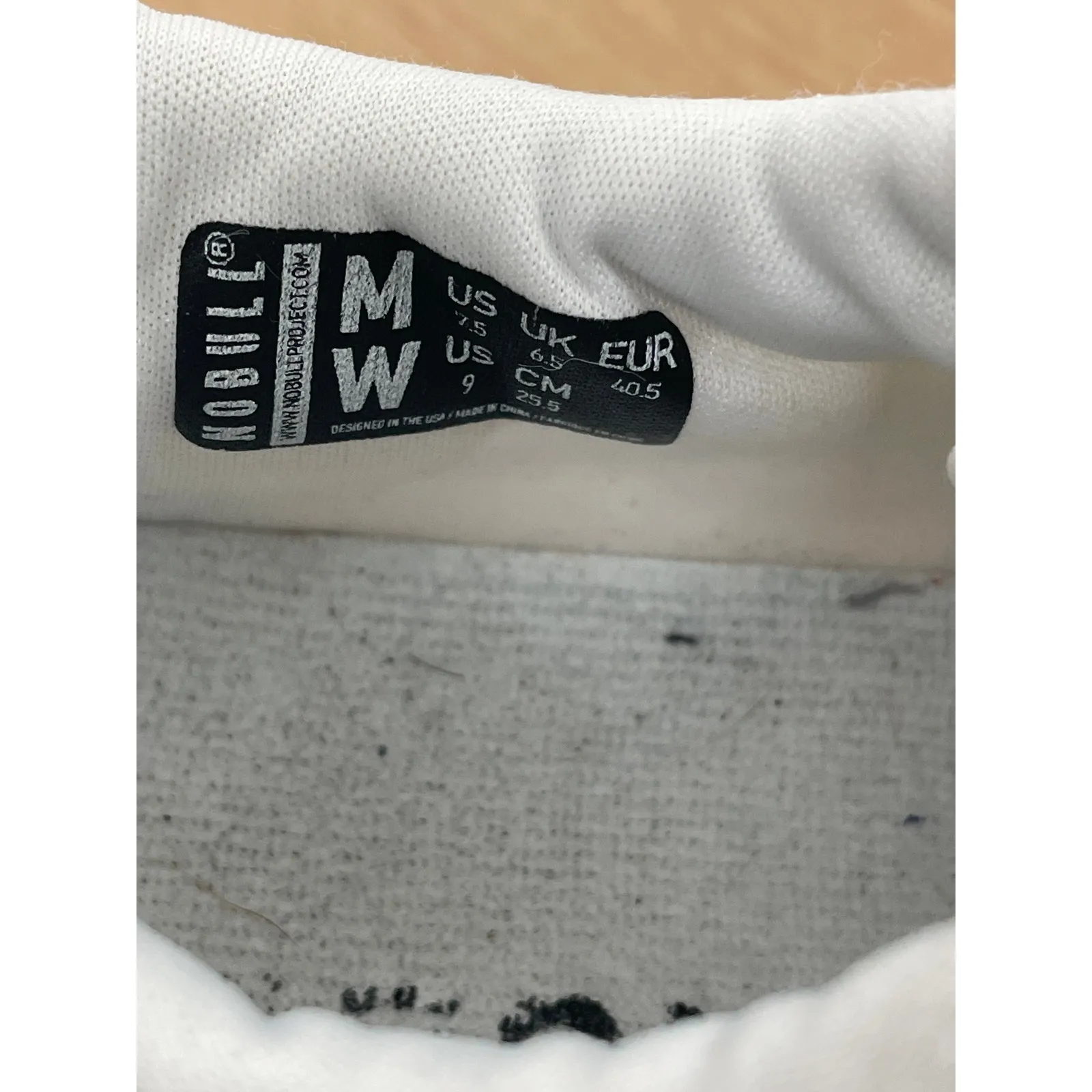 NOBULL Ripstop Running Shoes White Lavender Purple Size 9 - Image 8