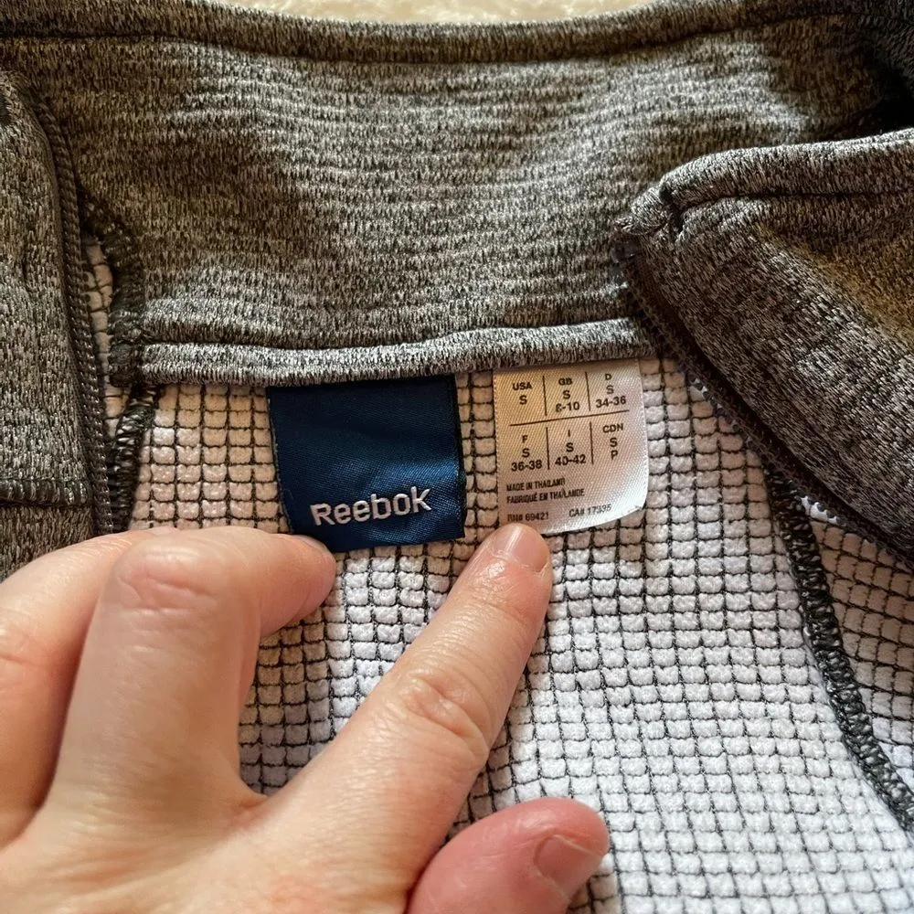 Reebok Grey Warrior Dash Zip Up Jacket - Image 7