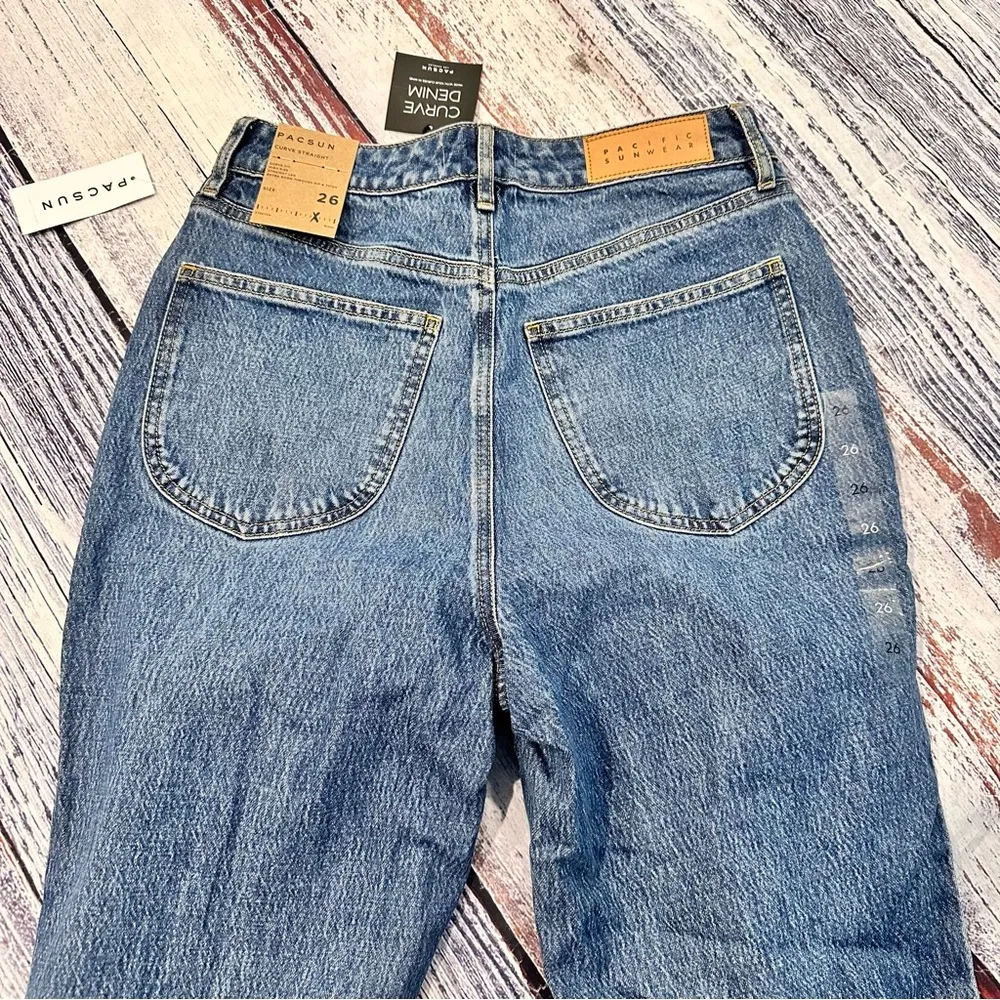 NWT Pacsun Curve Straight Distressed Jeans​ - Image 6