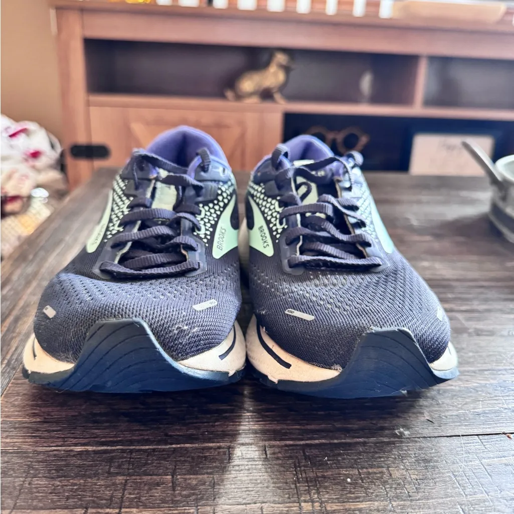 Brooks Ghost 14 Women's Running Shoes Navy/Iris/Yucca Size 7 - Image 6