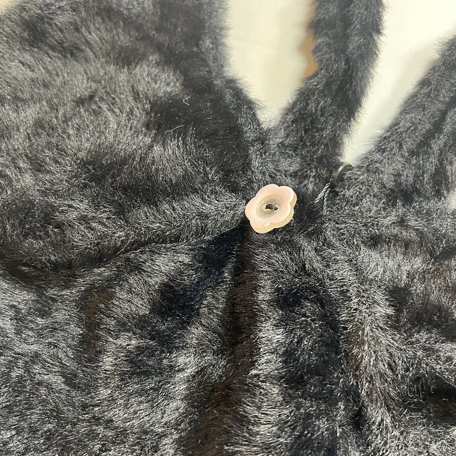 For‎ Love and Lemons Devin Fuzzy Crop Black Size XS New - Image 5