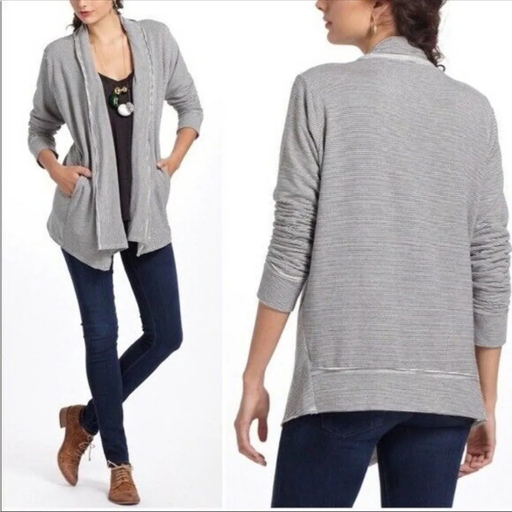 Anthro Dolan West Coast T-Shirt Open Front Cardigan Sz M - Image 13