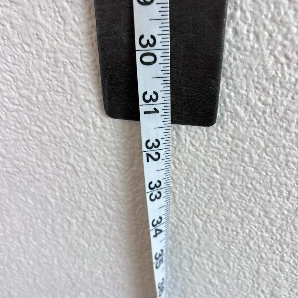 Streets Ahead Wide Waist Gray Leather Belt Size XS - Image 8