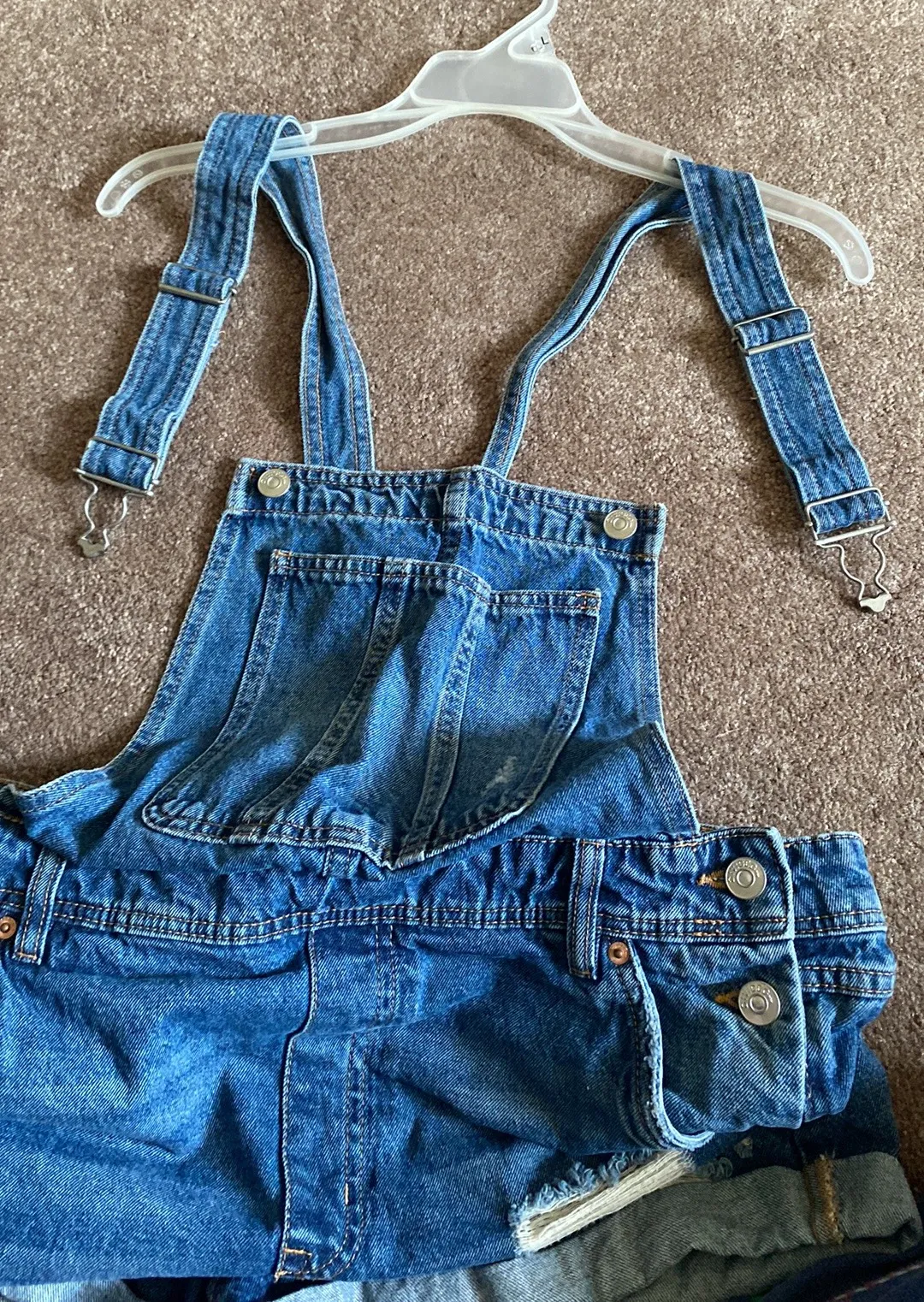 H&M Denim Short Overalls - Image 8