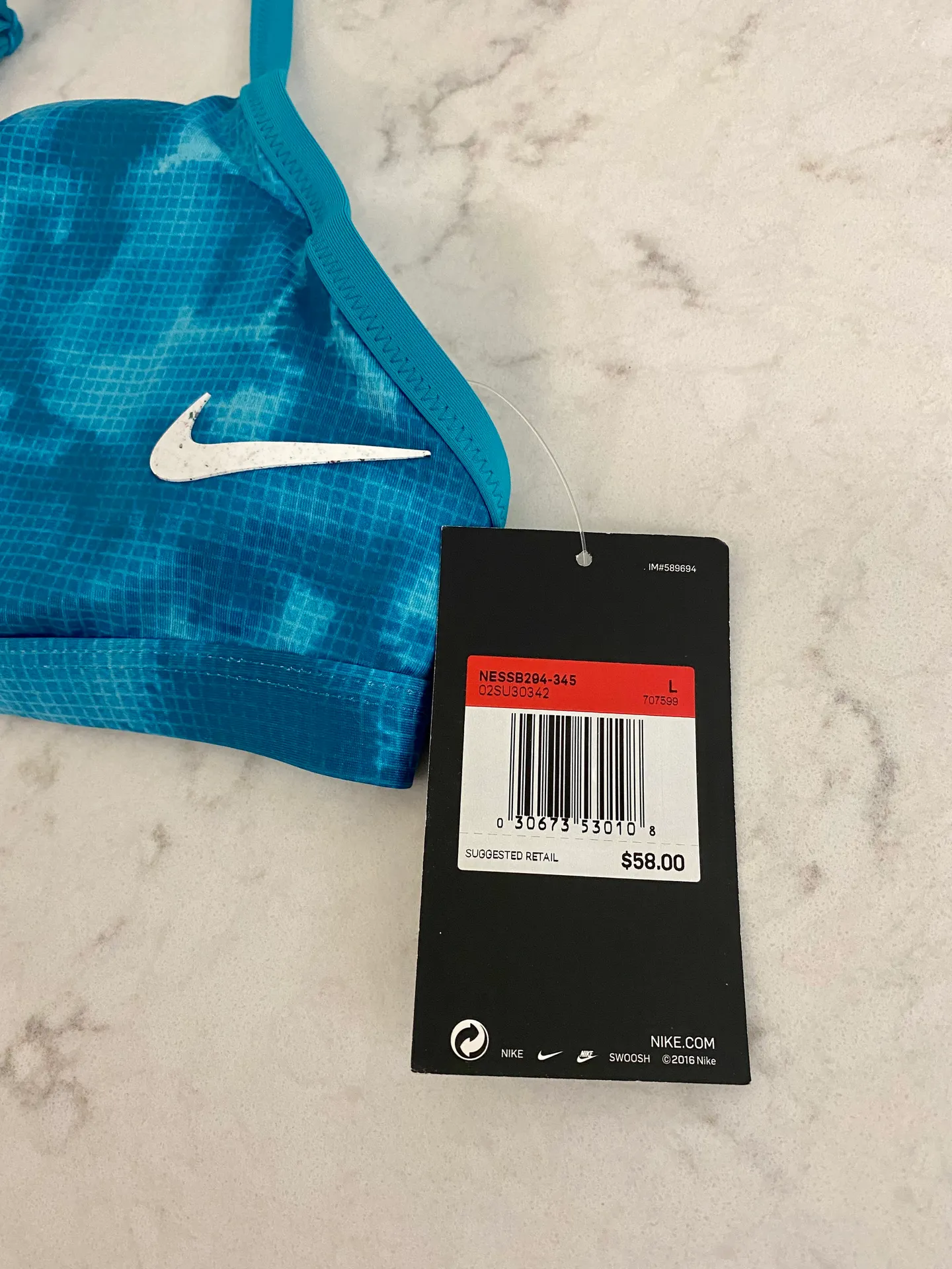 Women's Crossback Bikini Top - Image 12