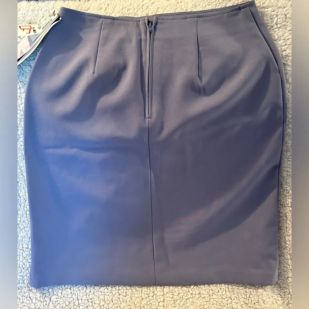 Mandee Lilac Stretch Skirt Juniors Size 7/8 Purple - Image 2