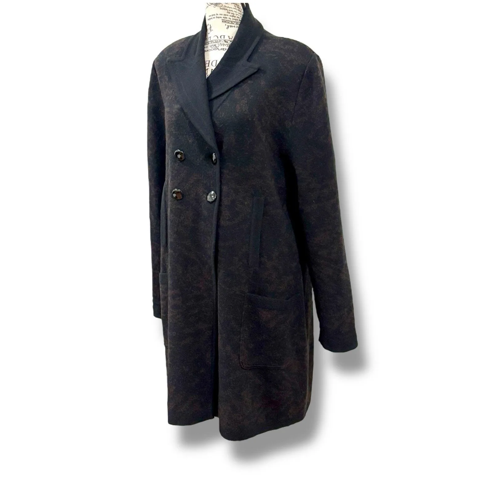 Vintage Sonia Rykiel Size L (40) Wool + Angora Cardigan Coatigan - Image 7