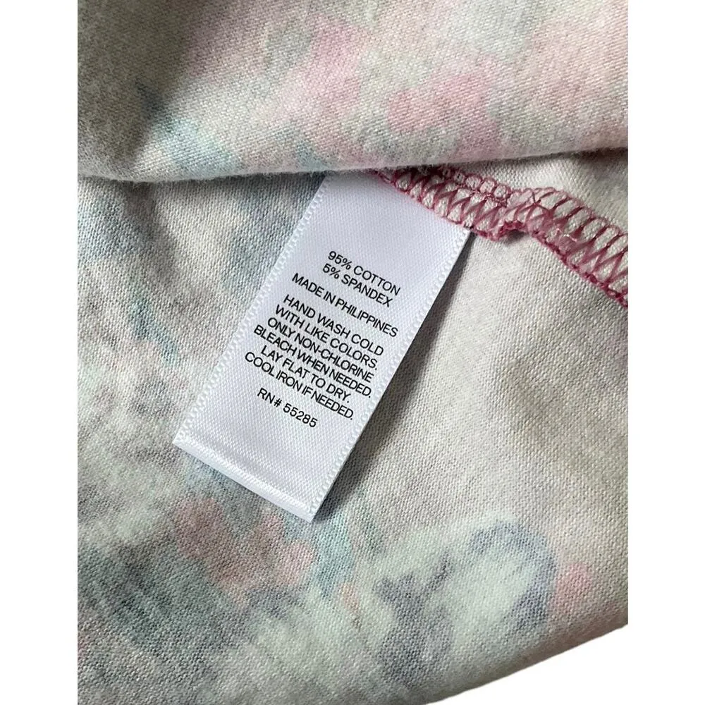 Express Maroon Floral Short Sleeve Bodysuit Women's Size Large NWT | 49-44 - Image 6