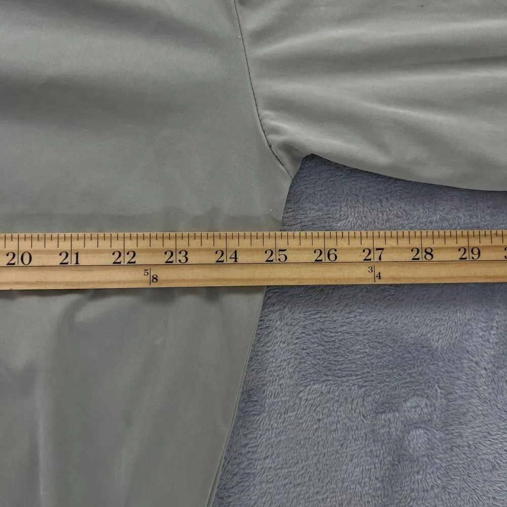 ZARA Boxy Fit Cinched Hooded Sweatshirt‎ Womens Small Light Gray Pouch Pockets - Image 8