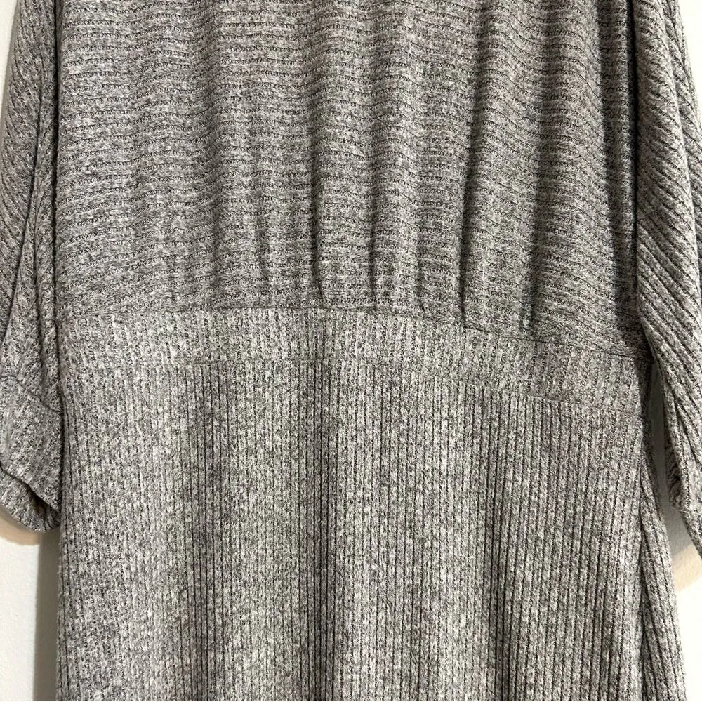Anthropologie Saturday Sunday Mariah Ribbed Knit Maxi Dress Grey 1X - Image 5