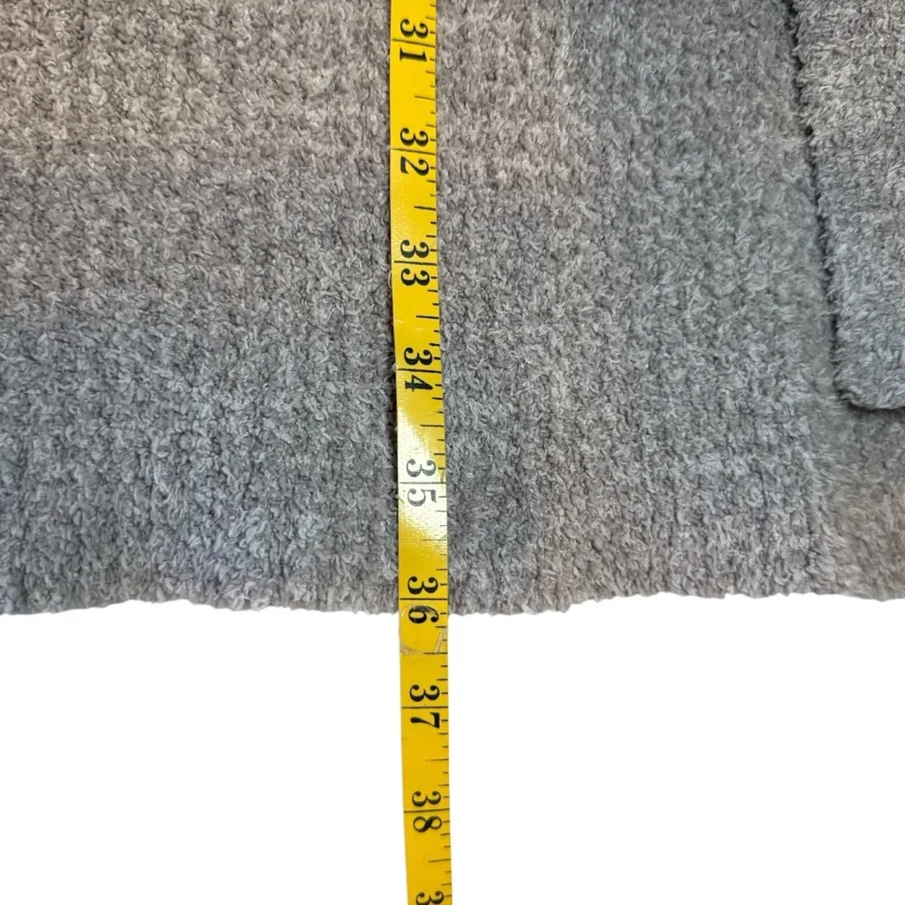 Barefoot Dreams Cozy Chic Cali Cardi Longline Knit Cardigan Lounge Small Gray - Image 10