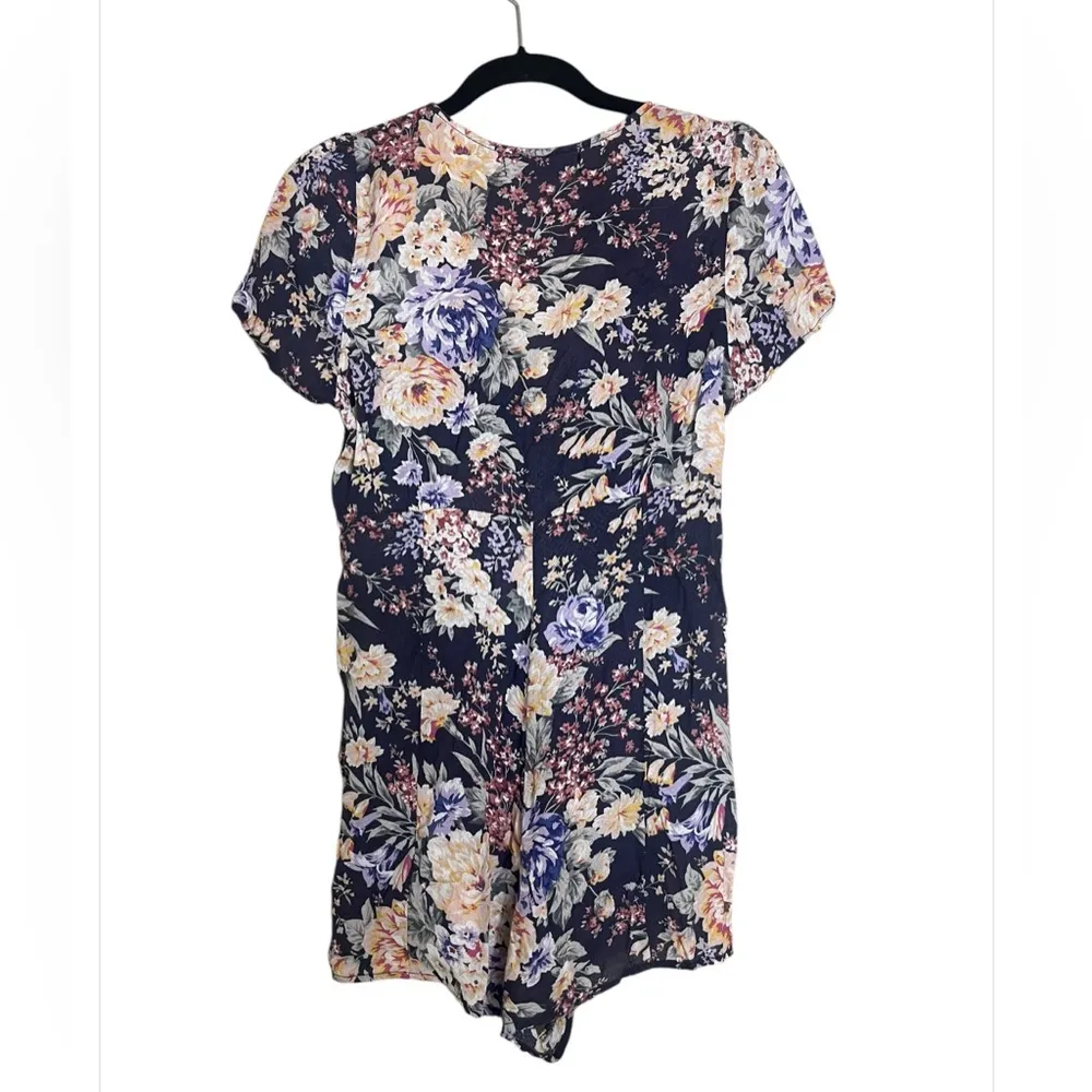 AUGUSTE FLORAL DAHLIA ROMPER SHORTS size 2 - Image 4