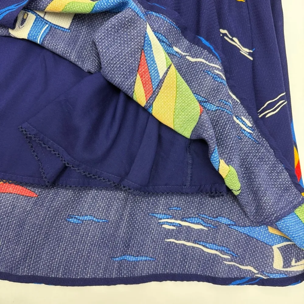 Anthropologie 48 Of 52 Conversations Colloquial Off Shoulder Nautical Midi Dress - Image 12